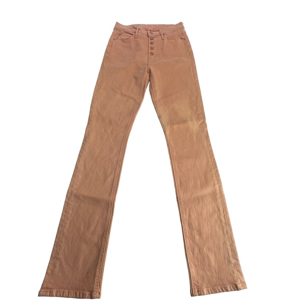 Mother Mariposa Light Button Front Jeans